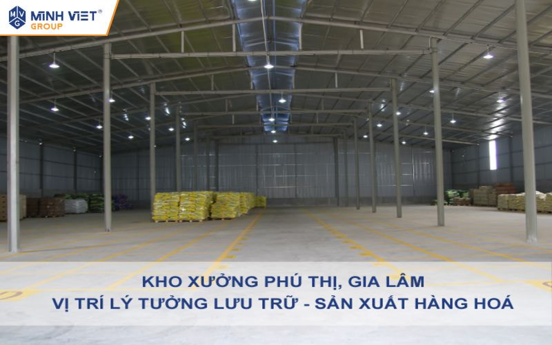Không gian kho riêng giúp chủ động tổ chức vận hành